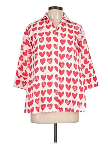 Max Mara 3/4 Sleeve Button-Down Shirt (view 1)