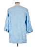 Lands' End Blue 3/4 Sleeve Blouse Size L - photo 2