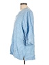 Lands' End Blue 3/4 Sleeve Blouse Size L - photo 5