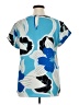 Monroe and Main Blue Short Sleeve Blouse Size XL - photo 2