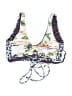 Maaji Animal Print Blue Swimsuit Top Size S - photo 2