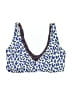 Maaji Animal Print Blue Swimsuit Top Size S - photo 1
