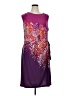 Apt. 9 Graphic Purple Cocktail Dress Size 1X - photo 1