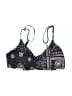 Unbranded Paisley Black Swimsuit Top Size M (estimated) - photo 1