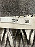 MNG Basics Chevron-herringbone Silver Casual Skirt Size M - photo 4