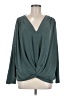 Umgee Teal Long Sleeve Blouse Size M - photo 1