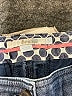 Boden Chevron-herringbone Blue Denim Shorts Size 6 - photo 3