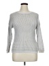 Apt. 9 Houndstooth Silver Pullover Sweater Size XL - photo 1