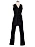 Spense Solid Black Jumpsuit Size 6 - photo 1