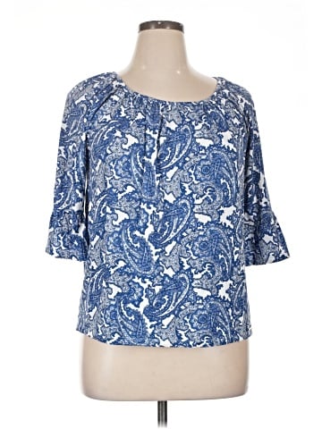 MICHAEL Michael Kors 3/4 Sleeve Blouse (view 1)