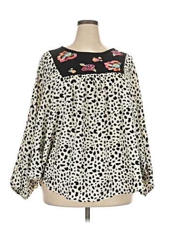 Oddi 3/4 Sleeve Blouse (view 1)