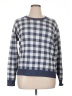 Assorted Brands Checkered-gingham Blue Pullover Sweater Size XL - photo 1