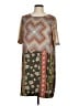 Tiny Paisley Gray Casual Dress Size M - photo 1