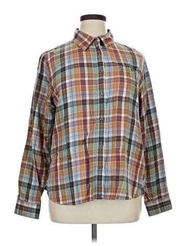 L.L.Bean Long Sleeve Button-Down Shirt (view 1)