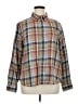 L.L.Bean Plaid Brown Long Sleeve Button-Down Shirt Size XL - photo 1