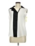 Jaye.e. Color Block Ivory Sleeveless Blouse Size M - photo 1