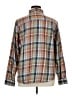 L.L.Bean Plaid Brown Long Sleeve Button-Down Shirt Size XL - photo 2