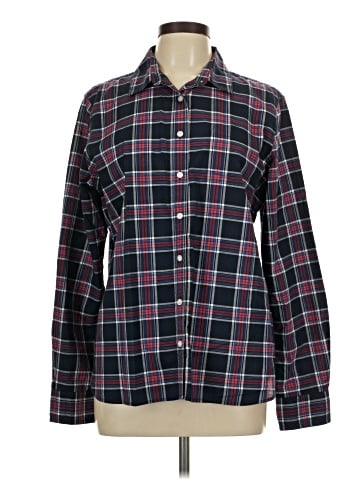 Lands' End Canvas Long Sleeve Button-Down Shirt (view 1)