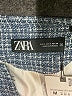Zara Tweed Blue Blazer Size M - photo 6