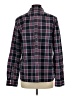 Lands' End Canvas 100% Cotton Plaid Black Long Sleeve Button-Down Shirt Size L - photo 2