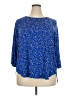 PREMISE Blue 3/4 Sleeve Blouse Size 2X - photo 1