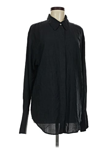 Lord & Taylor Long Sleeve Silk Top (view 1)