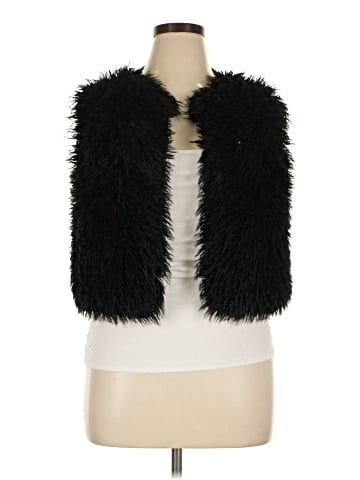 Jessica Simpson Faux Fur Vest (view 1)