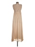 LOVE X DESIGN 100% Polyester Tan Cocktail Dress Size S - photo 2