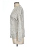 Aqua 100% Cashmere Silver Cashmere Pullover Sweater Size L - photo 5
