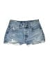 Levi's 100% Cotton Blue Denim Shorts Size 28 waist - photo 1