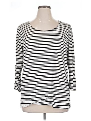 Christopher & Banks 3/4 Sleeve T-Shirt (view 1)