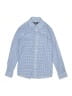 Vineyard Vines 100% Cotton Checkered-gingham Blue Long Sleeve Button-Down Shirt Size M (kids) - photo 1