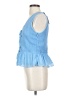 1.State 100% Polyester Blue Sleeveless Blouse Size S - photo 5