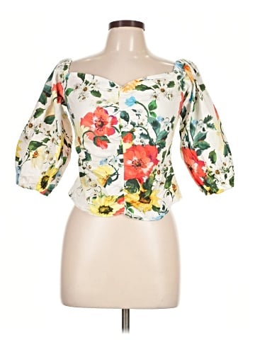 Zara 3/4 Sleeve Blouse (view 1)