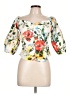 Zara Ivory 3/4 Sleeve Blouse Size L - photo 1