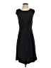 Ann Taylor Solid Black Casual Dress Size XS - photo 1