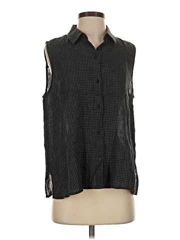Eileen Fisher Sleeveless Button-Down Shirt (view 1)
