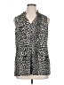 MICHAEL Michael Kors Animal Print Silver Sleeveless Blouse Size XL - photo 1