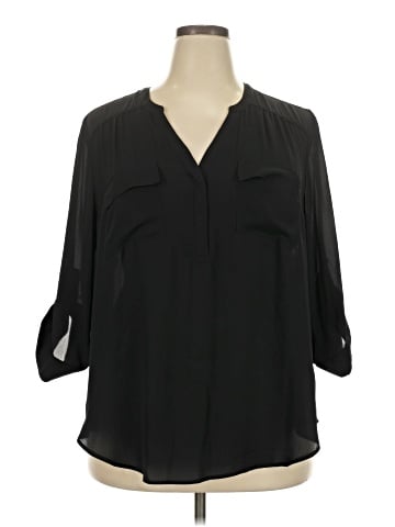 Torrid 3/4 Sleeve Blouse (view 1)