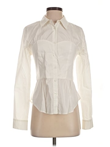 BCBGMAXAZRIA Long Sleeve Blouse (view 1)