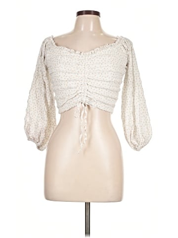Hers & Mine 3/4 Sleeve Blouse (view 1)