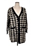 Max Studio Houndstooth Black Cardigan Size XL (estimated) - photo 1