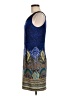 Sandra Darren Paisley Blue Cocktail Dress Size 8 (petite) - photo 5
