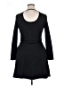 Hudson Jeans Solid Black Casual Dress Size XL - photo 2