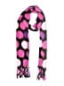 Old Navy 100% Polyester Polka Dots Pink Scarf One size - photo 1