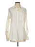 Old Navy 100% Cotton Ivory Long Sleeve Button-Down Shirt Size XS - photo 1