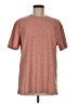 Unbranded 100% Polyester Chevron-herringbone Brown Short Sleeve T-Shirt Size M - photo 1