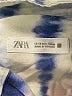 Zara Tie-dye Blue Short Sleeve Button-Down Shirt Size 13 - 14 - photo 3