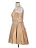 Assorted Brands 100% Polyester Metallic Gold Cocktail Dress Size XL - photo 5