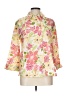 Alfred Dunner Floral Pink 3/4 Sleeve Blouse Size 10 - photo 1